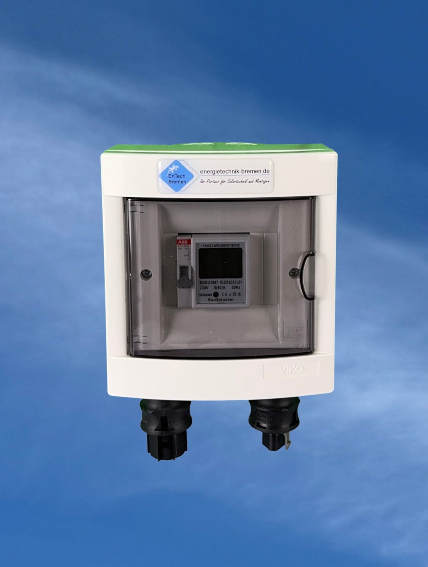 Stromzähler / Einspeisezähler - PV Anlage - Wieland - Microwechselrichter - IP40 - Energietechnik Bremen