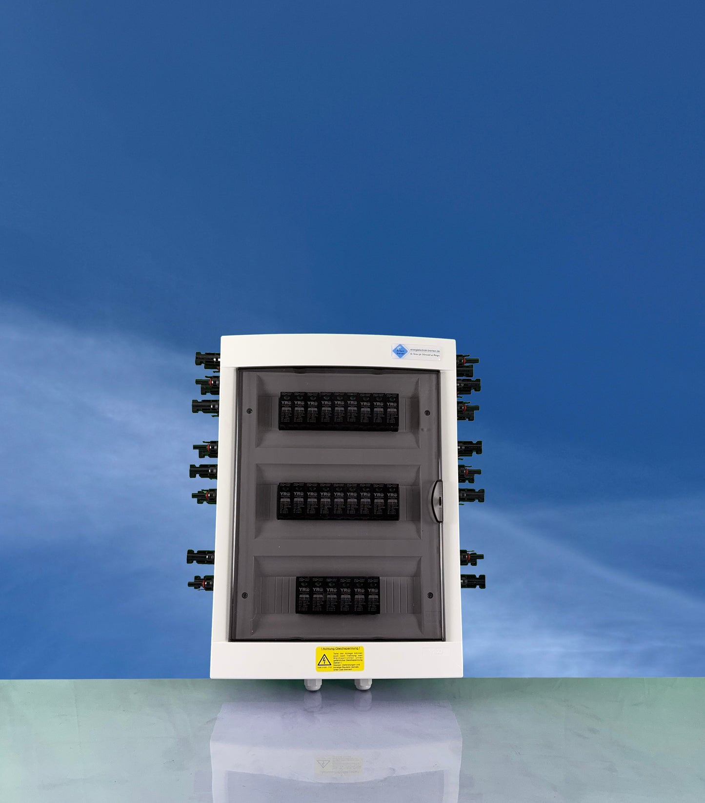 Überspannungsschutz - Solar / PV - Anschlusskasten - 8 Strings - DC 1000V - Typ I+II - IP40 - Energietechnik Bremen