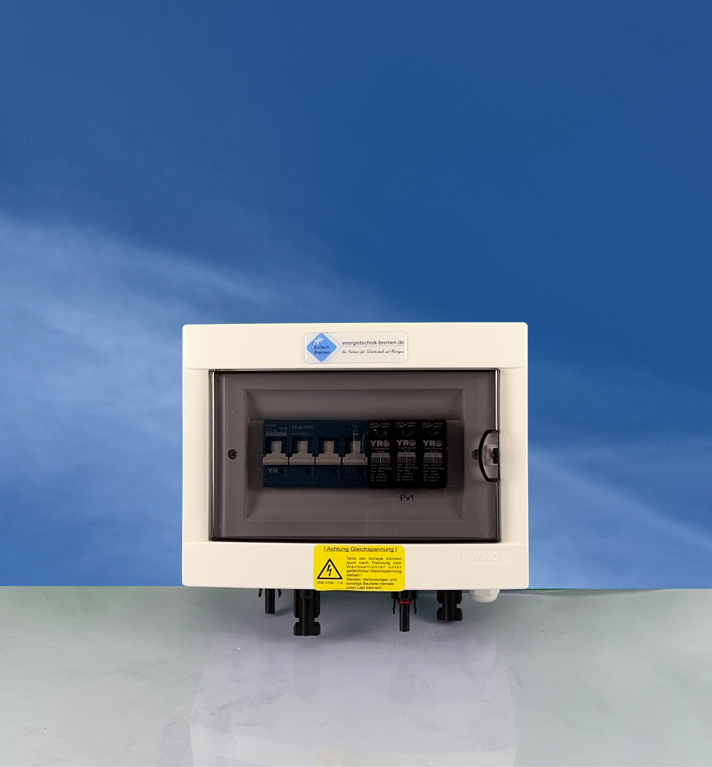 Überspannungsschutz - GAK - PV / Solar - IP40 - 1 String, 1000V DC, Typ II - mit Leistungsschalter - Energietechnik Bremen