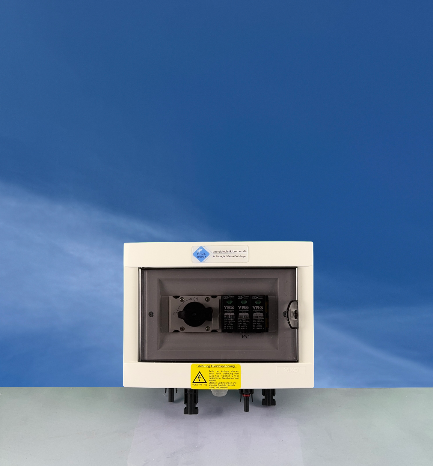 Überspannungsschutz - GAK - PV / Solar - IP40 -1 String, 1000V DC, Typ II - mit Leistungsschalter - Energietechnik Bremen