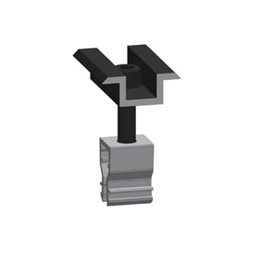 Mittelklemme Alumero - 2.1 Click - 30 - 45 mm Rahmenhöhe - Energietechnik Bremen