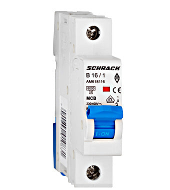 Leitungsschutzschalter AMPARO 6kA, B 16A, 1-polig - Energietechnik Bremen
