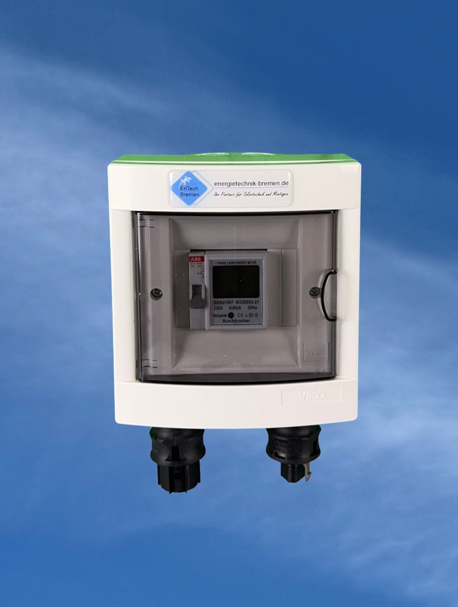 Stromzähler / Einspeisezähler - PV Anlage - Wieland - Microwechselrichter - IP40 - Energietechnik Bremen