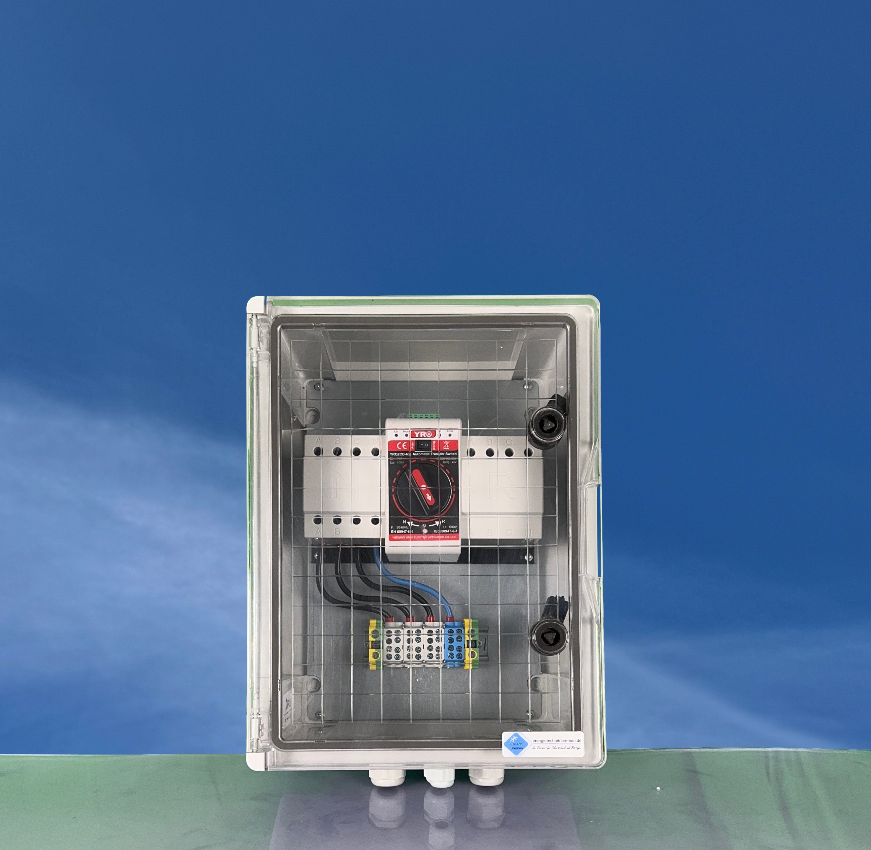 ATS-Box - Netzumschalter - 4P 63A mit Sichttür - Energietechnik Bremen